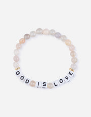 Elevated Faith God is Love Letter Bracelet Christian Letter Bracelet