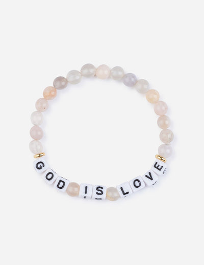 Elevated Faith God is Love Letter Bracelet Christian Letter Bracelet