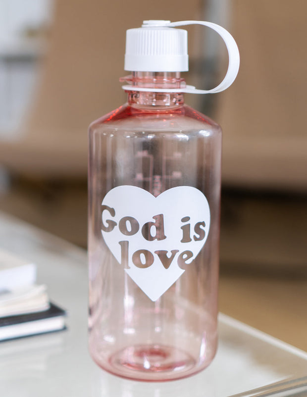 Elevated Faith God is Love Water Bottle Christian Water Bottle