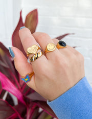 Elevated Faith Gold Choose Joy Ring Christian Ring