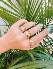 Elevated Faith Gold Olive Branch Ring Christian Ring