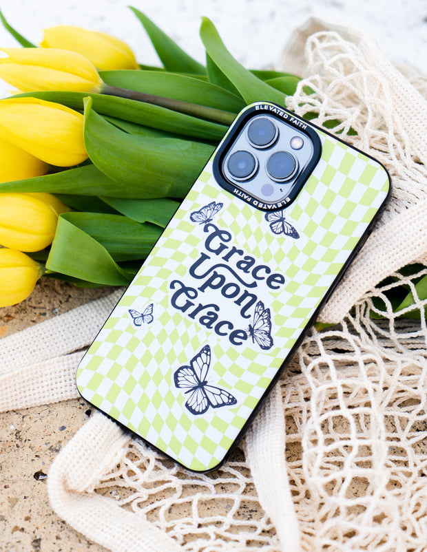 Elevated Faith Grace Upon Grace Phone Case Christian Phone Case