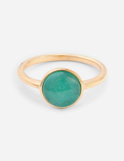 Elevated Faith Green Jade Ring Christian Ring