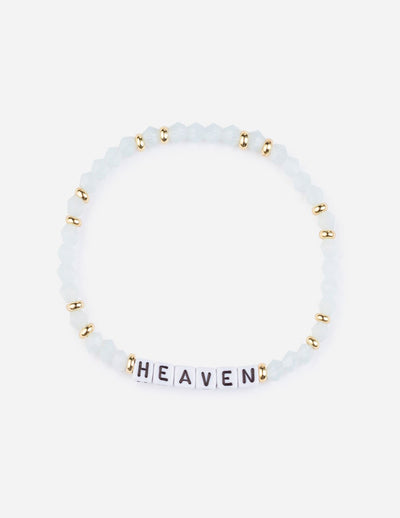 Elevated Faith Heaven Letter Bracelet Christian Letter Bracelet