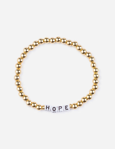 Elevated Faith Hope Letter Bracelet Christian Letter Bracelet