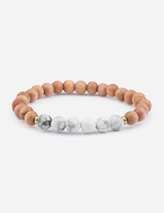 Elevated Faith Howlite Bracelet Christian Stone Bracelet