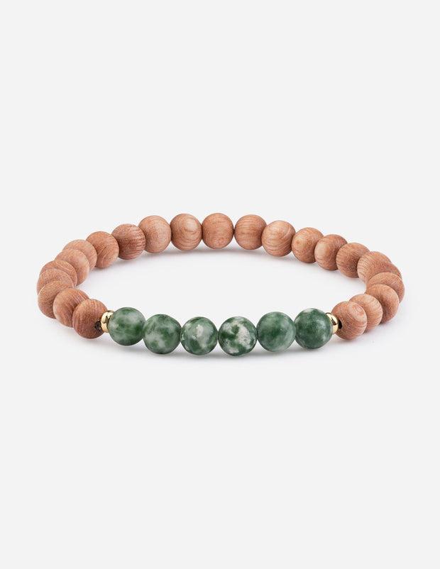 Elevated Faith Jade Bracelet Christian Stone Bracelet