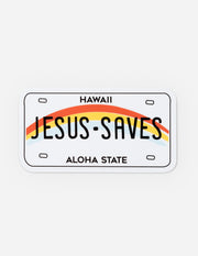 Elevated Faith Jesus Saves Sticker Christian Sticker