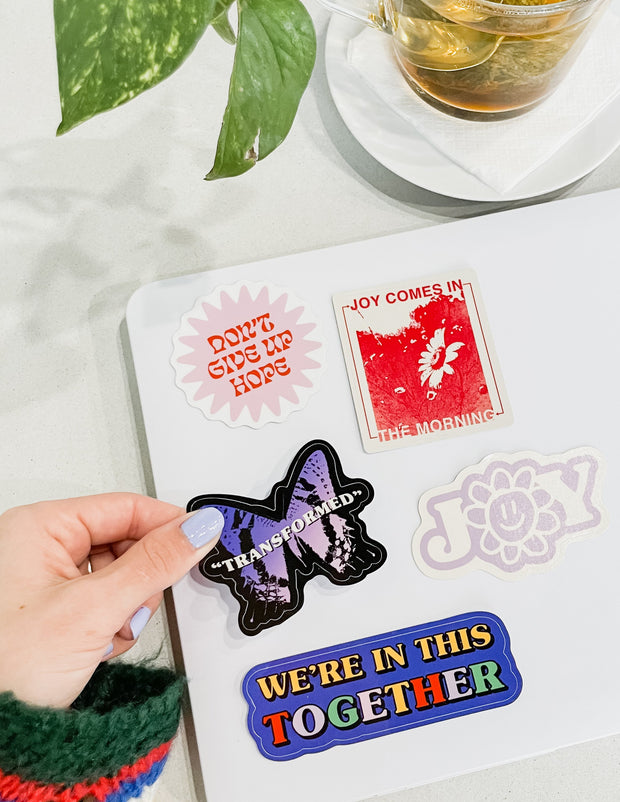 Elevated Faith JOY Sticker Pack Christian Sticker