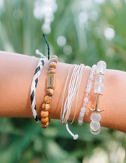 Elevated Faith Milk & Honey Christian String Bracelet