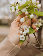 Elevated Faith Olive Branch Ring Christian Ring