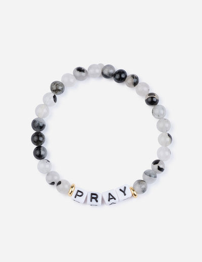 Elevated Faith Pray Letter Bracelet Christian Letter Bracelet