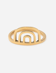 Elevated Faith Rainbow Arch Ring Christian Ring