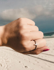 Elevated Faith Silver Cross Ring Christian Ring