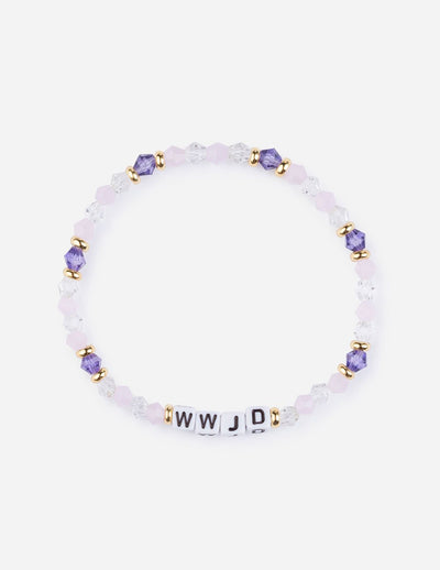 Elevated Faith WWJD Letter Bracelet Christian Letter Bracelet